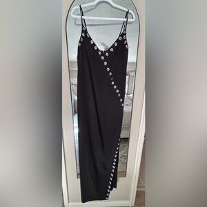 Jay Godfrey NWT Elegant Black Floral Dress